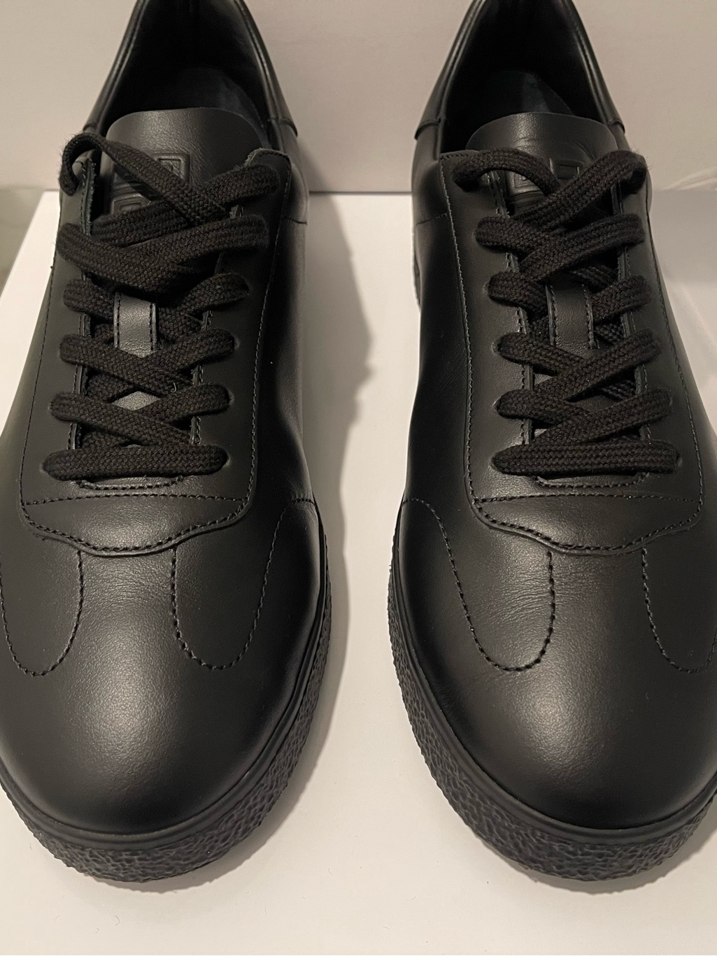 Givenchy Black Leather Low-Top Sneakers